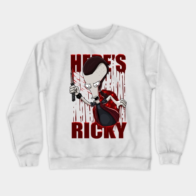 HERE'S RICKY Crewneck Sweatshirt by d.legoshin.art